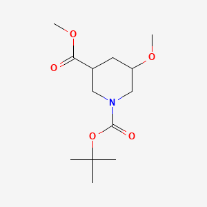 O1-Tert-butyl O3-methyl 5-methoxypiperidine-1,3-dicarboxylate