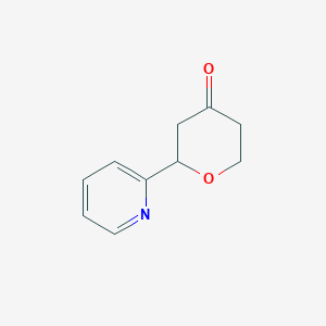 2-Pyridin-2-yl-tetrahydro-pyran-4-one