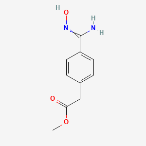 methyl [4-(N-hydroxycarbamimidoyl)-phenyl]-acetate