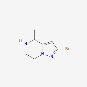 2-Bromo-4,5,6,7-tetrahydro-4-methylpyrazolo[1,5-a]pyrazine