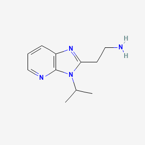 molecular formula C11H16N4 B1392739 [2-(3-Isopropyl-3H-imidazo[4,5-b]pyridin-2-yl)éthyl]amine CAS No. 1242993-85-6