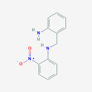 molecular formula C13H13N3O2 B1392745 N-(2-氨基苄基)-2-硝基苯胺 CAS No. 1221792-14-8
