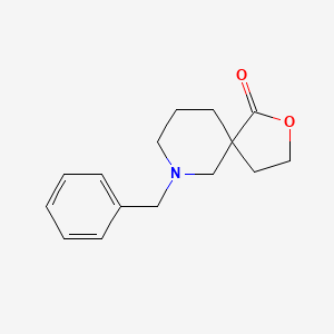 molecular formula C15H19NO2 B13927522 7-benzyl-2-Oxa-7-azaspiro[4.5]decan-1-one 