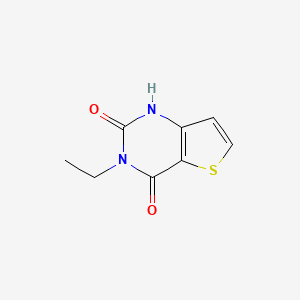 molecular formula C8H8N2O2S B1392753 3-乙基噻吩并[3,2-d]嘧啶-2,4(1H,3H)-二酮 CAS No. 1239758-47-4
