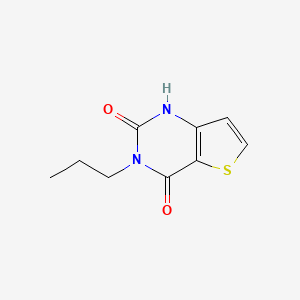 molecular formula C9H10N2O2S B1392754 3-丙基噻吩并[3,2-d]嘧啶-2,4(1H,3H)-二酮 CAS No. 1239840-11-9