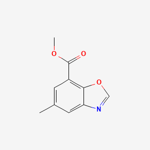 molecular formula C10H9NO3 B1392759 Methyl 5-methyl-1,3-benzoxazole-7-carboxylate CAS No. 1221792-23-9