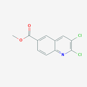 molecular formula C11H7Cl2NO2 B13927641 Methyl 2,3-dichloroquinoline-6-carboxylate 