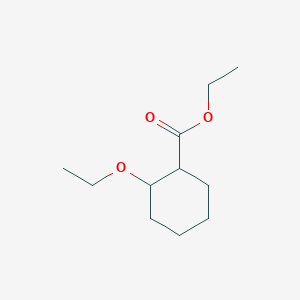molecular formula C11H20O3 B139277 Ethyl 2-ethoxycyclohexane-1-carboxylate CAS No. 131837-15-5