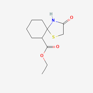 B1392770 Ethyl 3-oxo-1-thia-4-azaspiro[4.5]decane-6-carboxylate CAS No. 1194701-70-6