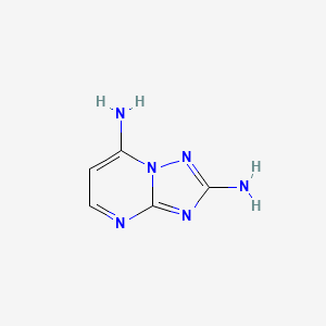 B1392773 [1,2,4]Triazolo[1,5-a]pyrimidine-2,7-diamine CAS No. 1221792-57-9