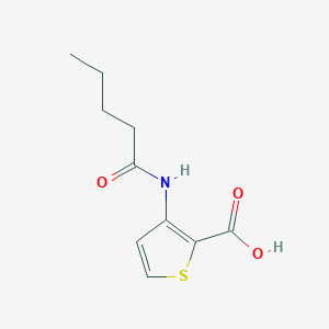 3-Pentanoylaminothiophene-2-carboxylic acid