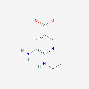 Methyl 5-amino-6-(isopropylamino)nicotinate