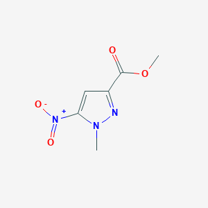 molecular formula C6H7N3O4 B1392783 1-甲基-5-硝基-1H-吡唑-3-羧酸甲酯 CAS No. 796038-07-8