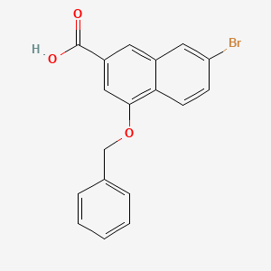 7-Bromo-4-(phenylmethoxy)-2-naphthalenecarboxylic acid