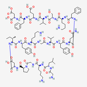 molecular formula C108H160N24O31 B13927846 Lcmv GP (61-80) 