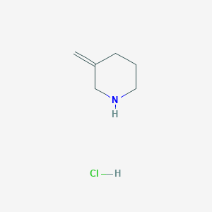 molecular formula C6H12ClN B1392805 3-甲基亚烯基哌啶盐酸盐 CAS No. 155137-12-5