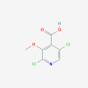 B1392812 2,5-Dichloro-3-methoxyisonicotinic acid CAS No. 1305324-55-3