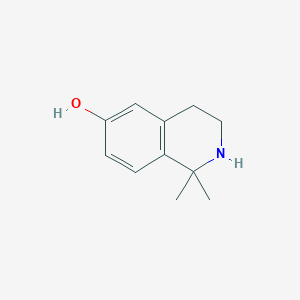 B1392841 1,1-Dimethyl-1,2,3,4-tetrahydroisoquinolin-6-ol CAS No. 25200-13-9
