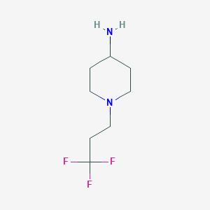 B1392849 1-(3,3,3-Trifluoropropyl)piperidin-4-amine CAS No. 1187159-96-1