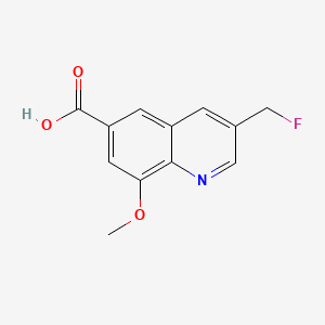 3-(Fluoromethyl)-8-methoxy-6-quinolinecarboxylic acid