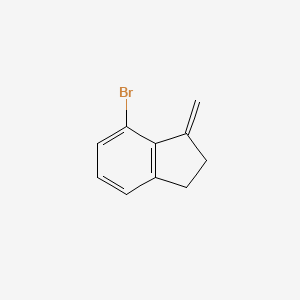 molecular formula C10H9Br B13928643 7-Bromo-1-methylene-2,3-dihydro-1H-indene 