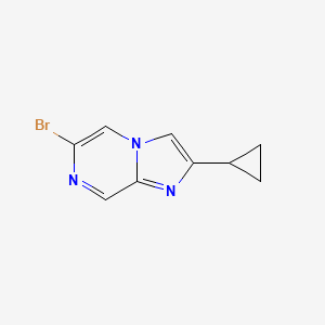 6-Bromo-2-cyclopropylimidazo[1,2-a]pyrazine