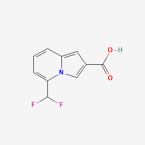 5-(Difluoromethyl)indolizine-2-carboxylic acid