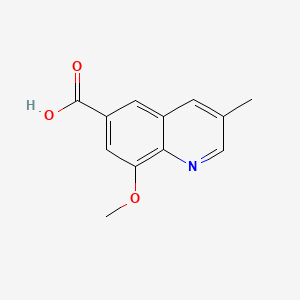 8-Methoxy-3-methylquinoline-6-carboxylic acid