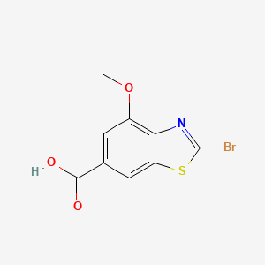 2-Bromo-4-methoxybenzo[d]thiazole-6-carboxylic acid