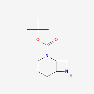 molecular formula C11H20N2O2 B1392871 Tert-butyl 2,7-diazabicyclo[4.2.0]octane-2-carboxylate CAS No. 1251007-45-0