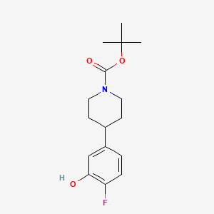 tert-Butyl 4-(4-fluoro-3-hydroxyphenyl)piperidine-1-carboxylate