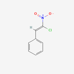 molecular formula C8H6ClNO2 B13928824 (Z)-1-(2-chloro-2-nitrovinyl)benzene 