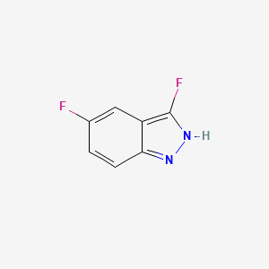 molecular formula C7H4F2N2 B13928853 3,5-Difluoro-1H-indazole 