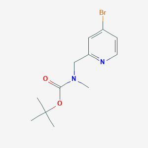 molecular formula C12H17BrN2O2 B13928863 tert-Butyl ((4-bromopyridin-2-yl)methyl)(methyl)carbamate 