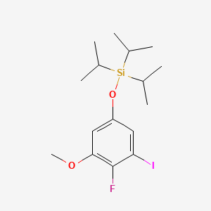 (4-Fluoro-3-iodo-5-methoxyphenoxy)triisopropylsilane