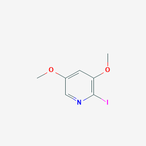 molecular formula C7H8INO2 B1392890 2-碘-3,5-二甲氧基吡啶 CAS No. 1299607-79-6