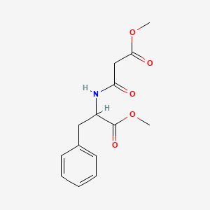 2-(2-Methoxycarbonyl-acetylamino)-3-phenyl-propionic acid methyl ester