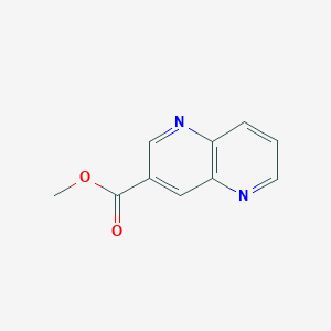 molecular formula C10H8N2O2 B1392895 Methyl 1,5-naphthyridine-3-carboxylate CAS No. 1261365-76-7