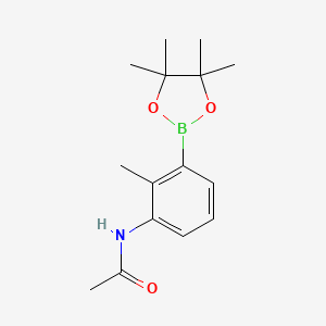 N-(2-methyl-3-(4,4,5,5-tetramethyl-1,3,2-dioxaborolan-2-yl)phenyl)acetamide