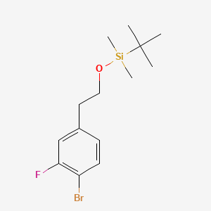 (4-Bromo-3-fluorophenethoxy)(tert-butyl)dimethylsilane