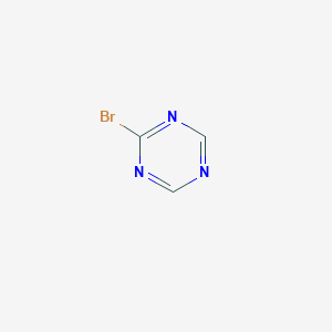 molecular formula C3H2BrN3 B13929043 2-Bromo-1,3,5-triazine 