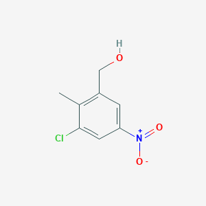 (3-Chloro-2-methyl-5-nitrophenyl)methanol