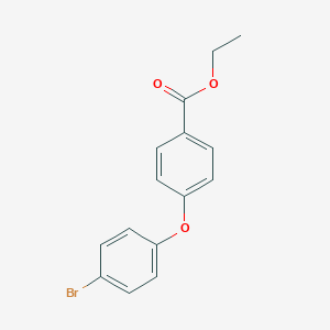 molecular formula C15H13BrO3 B13929058 Ethyl 4-(4-bromophenoxy)benzoate 