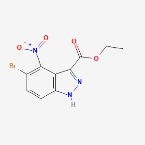 Ethyl 5-bromo-4-nitro-1H-indazole-3-carboxylate