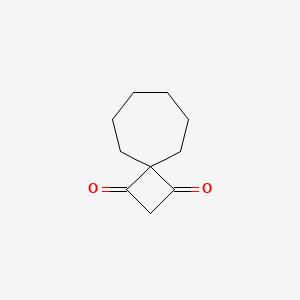 molecular formula C10H14O2 B13929124 Spiro[3.6]decane-1,3-dione 