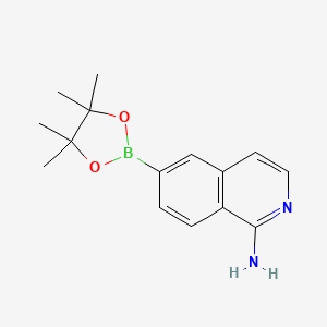 6-(4,4,5,5-Tetramethyl-1,3,2-dioxaborolan-2-yl)isoquinolin-1-amine