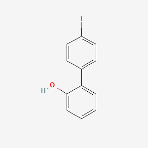 molecular formula C12H9IO B13929152 4-(4-Iodo)phenylphenol CAS No. 21849-90-1