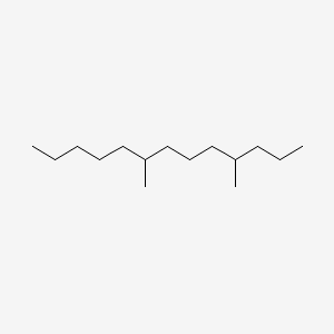 molecular formula C15H32 B13929158 4,8-Dimethyltridecane CAS No. 55030-62-1