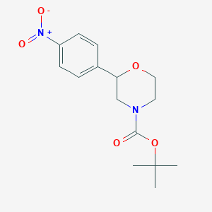 Tert-butyl 2-(4-nitrophenyl)morpholine-4-carboxylate