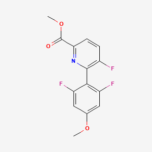 Methyl 6-(2,6-difluoro-4-methoxyphenyl)-5-fluoropicolinate